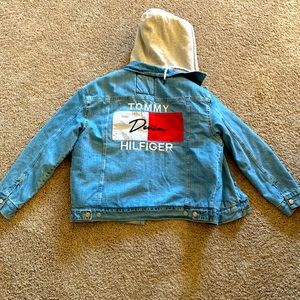 Tommy Hilfiger denim jacket with hood